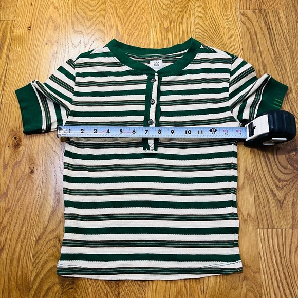 Urban Outfitters BDG Harvey Striped Henley Tee Size Small - Picture 8 of 8